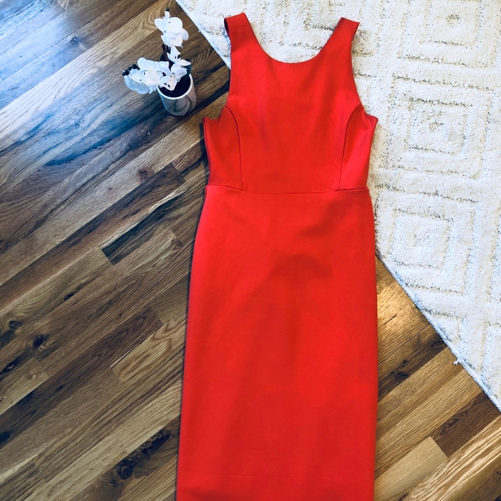 Banana Republic Ponte Knit Cross Back Dress Size 6